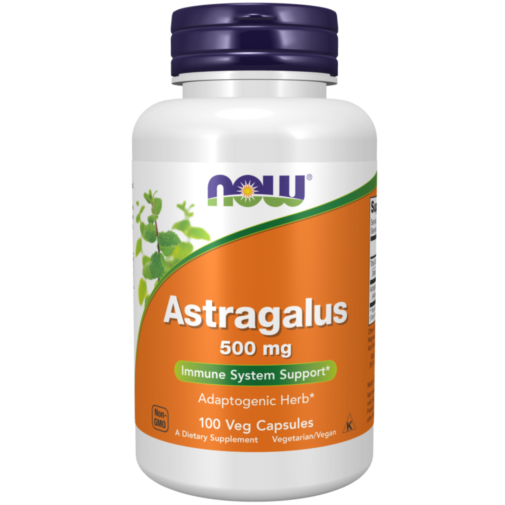 Now Astragalus 500mg Caps 100's